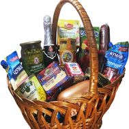 Basket with products