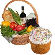 Gift basket for Easter