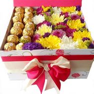 Flowers with Ferrero