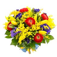 Mimosa and Ranunculus