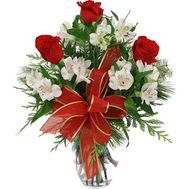 New Year bouquet of flowers