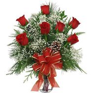 New Year bouquet of flowers