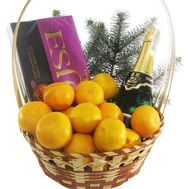 Gift New Years basket