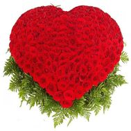 Heart of 201 roses