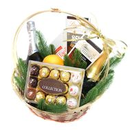 Элитная подарочная новогодняя корзина