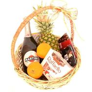 Корзина с шампанским Asti Martini