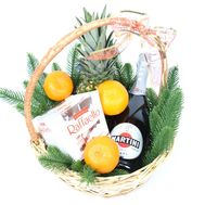 Небольшая рождественская корзинка