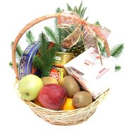New Year's Gift basket Cozy evening
