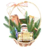 New Year's Gift basket of sweets