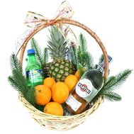 Gourmet christmas basket