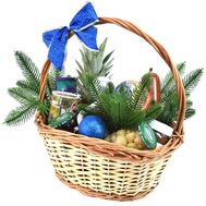 Продуктовая корзина на рождественские праздники