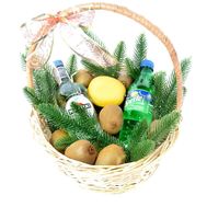 Christmas basket with Martini