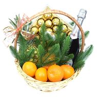 Рождественская подарочная корзинка с Asti Martini