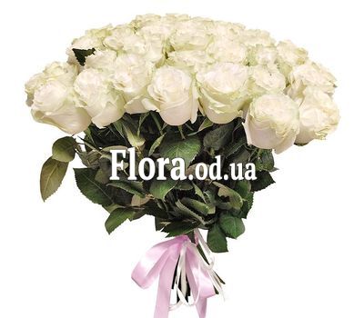 45 white roses