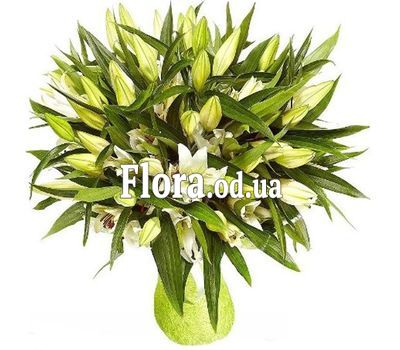 Большой букет лилий