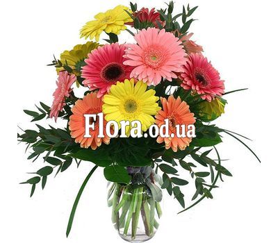 Букет 11 гербер