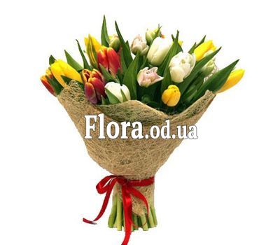 Букет из 15 тюльпанов