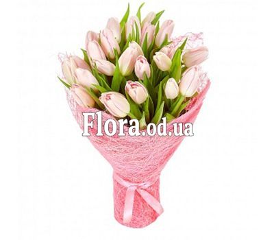 Букет з 19 ніжних тюльпанів Букет з 19 ніжних тюльпанів