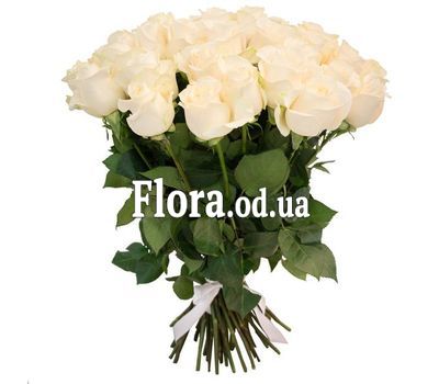 Букет из 21 белой розы