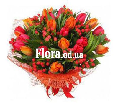 Букет из 21 тюльпана Букет из 21 тюльпана