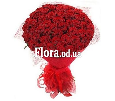Букет из 51 красной розы