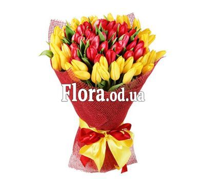 Bouquet of 51 tulips