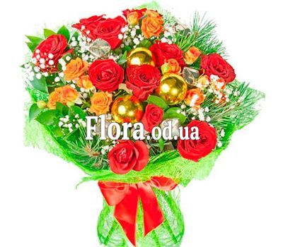Букет к Новому году Букет к Новому году