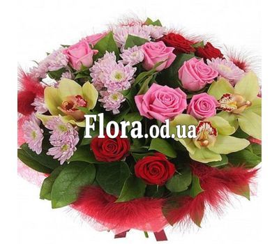 Bouquet with orchids