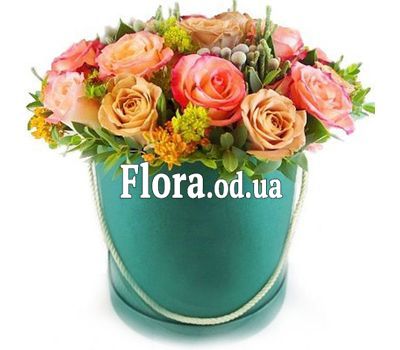 Букет в круглій коробці Букет в круглій коробці