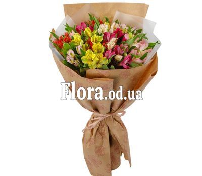 Bouquet of 15 alstromeries