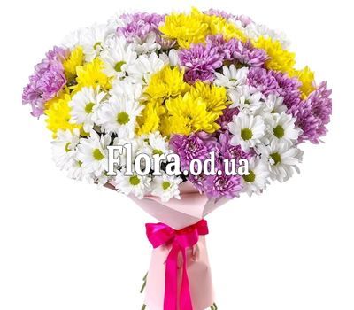 Bouquet of 21 chrysanthemums