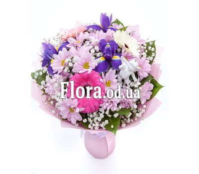 Bouquet with irises Bouquet with irises