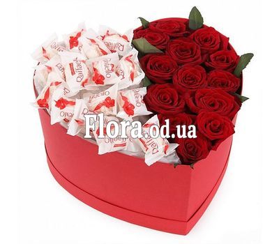 Flowers and Raffaello in a Box