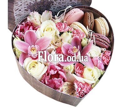 Цветы с макарунс