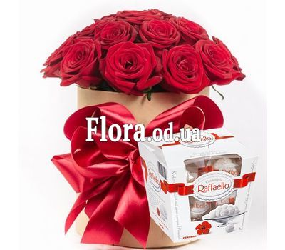 Flowers in a round box