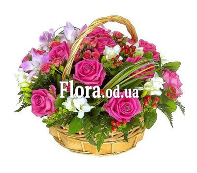 A basket of flowers