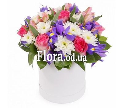 Beautiful bouquet in a box