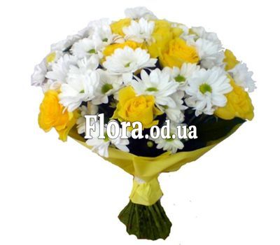 An unusual bouquet of flowers