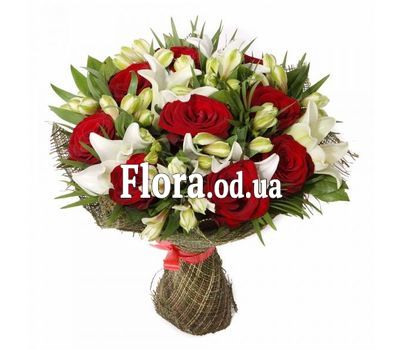 Необычный букет цветов