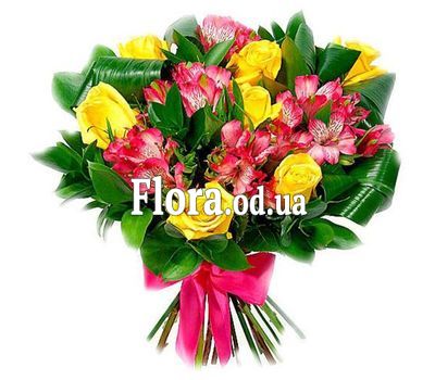 An unusual birthday bouquet