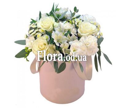 Delicate flowers in a box