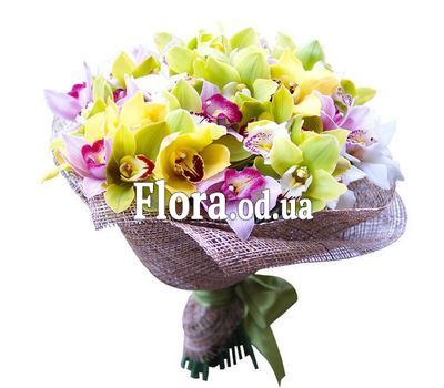 Charming bouquet of orchids