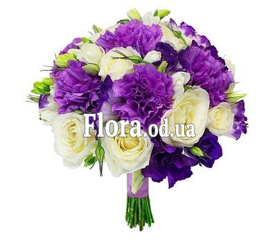 Оригінальний букет з гвоздиками