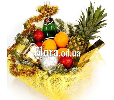 Christmas fruit basket