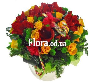 Шикарний новорічний букет