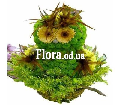 Owl of flowers