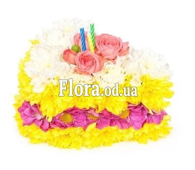 Торт з квітів