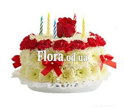 Торт з квітів Торт з квітів