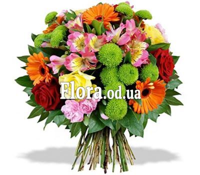 Cheerful bouquet of flowers