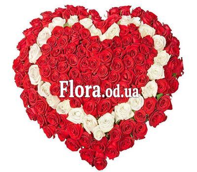 101 троянда серце